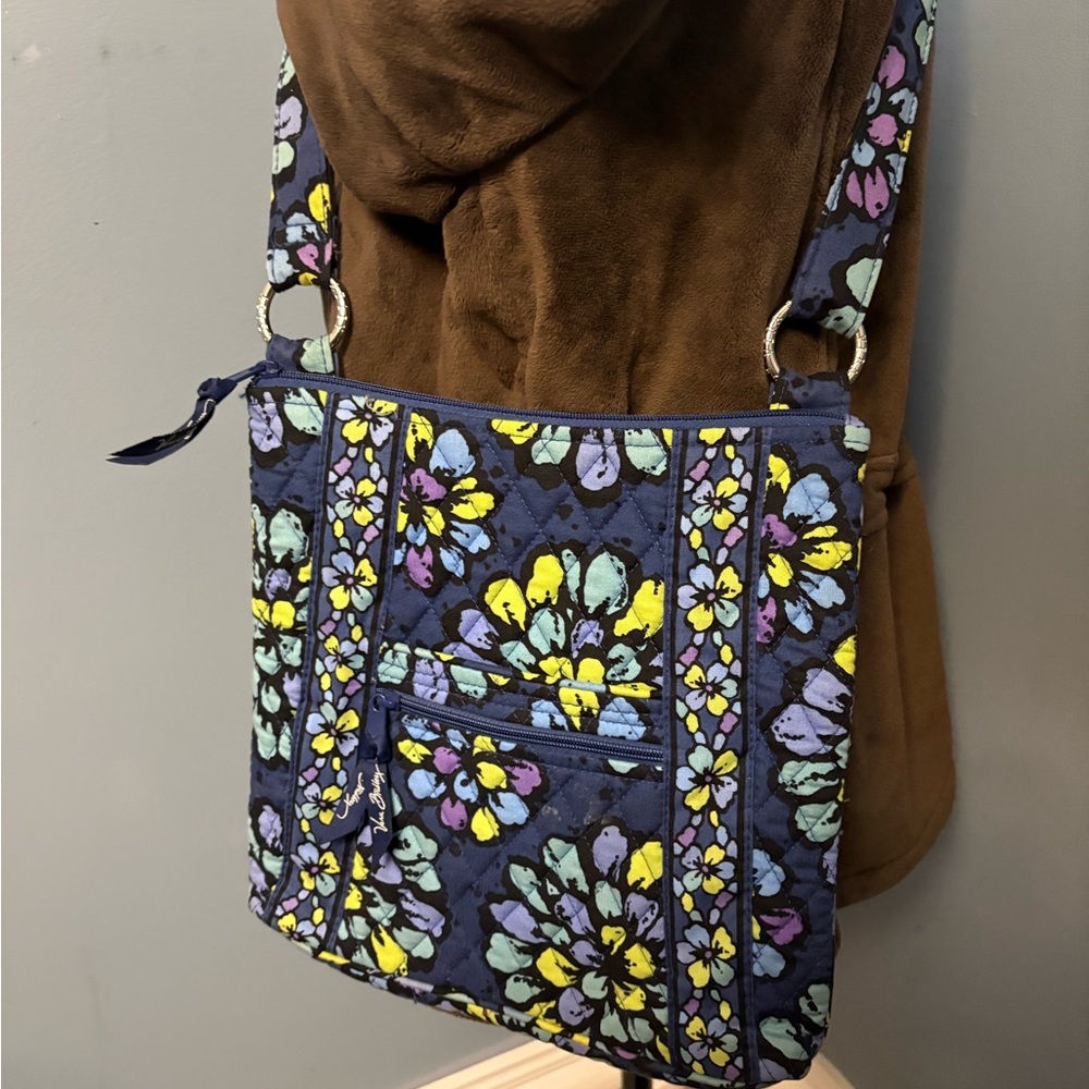 Vera Bradley Blue Floral Crossbody Bag